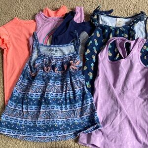 Bundle of 6 summer tops 5T